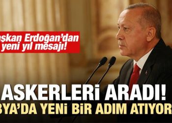 Başkan Erdoğan, Hakkari’deki askerlerin yeni yılını kutladı