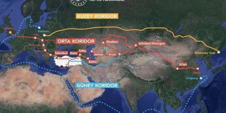 Çin ve Türkiye arasındaki “orta koridor” uluslararası taşımacılığı yüzde 30 hızlandıracak