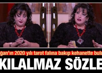 Erdoğan’ın 2020 yılı tarot falına baktı, tuhaf kehanetlerini peş peşe sıraladı