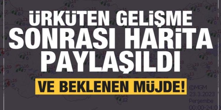 Korkutan bekleyiş sonrası müjdeli haber…Tüm Türkiye’de etkili olacak!