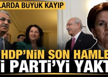 Masanın altından çıkan HDP’nin ilk işi İyi Parti’yi yakmak oldu! Oylarda büyük kayıp