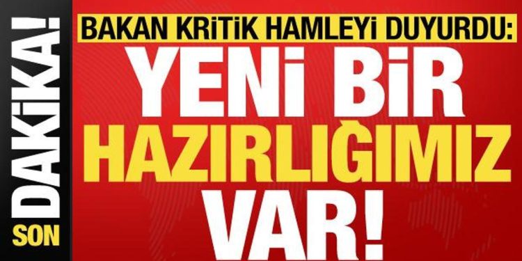 Son dakika: Bakan Koca, ‘yeni hazırlığımız var’ deyip duyurdu!